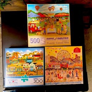 Set of 3 puzzles